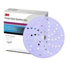 Boîte de 100 disques à poncer 3M Purple diamètre 150 mm grain 320