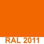Aérosol peinture RAL 2011 orange profond brillant 400ml