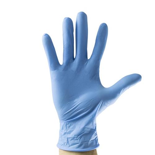 Boite de gants bleus en nitrile - Taille L (JBM)