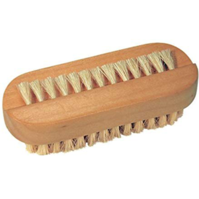 Brosse à Ongles En Bois Avec Fibres Naturelles - Produit Simple Et Efficace, Neuf