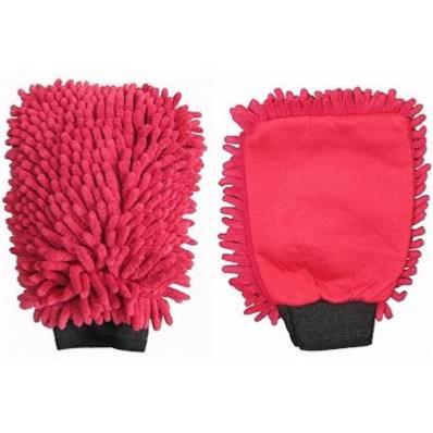 Gant de lavage Microfibre "Rasta" Rouge