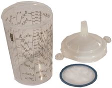 Carton de 60 godets avec tamis 0,3 L 125µ