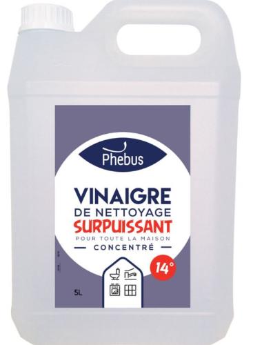 VINAIGRE DE NETTOYAGE SURPUISSANT - 5L