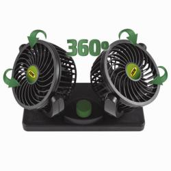 Ventilateur de voiture double 4"- 12 V