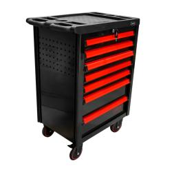 Servante Rouge 469 - Sans outils - 7 tiroirs