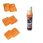 Lot de 6 chiffons microfibre + 1 dosette de 32 ml lave glace t concentr OFFERTE