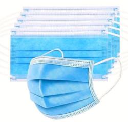 Masque chirurgical type IIR adulte - bleu 50Pcs