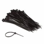 100 colliers rilsan nylon noir 4,8x140mm