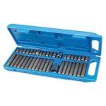 Coffret de 40 embouts de vissage torx, hexagonaux et Spline