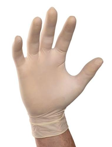 Boite de 100 Gants d'examen en latex, non poudrés taille XL  MERCATOR MEDICAL Beige