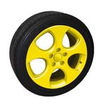 Kit aérosol de peinture caoutchouc décollable jaune brillant