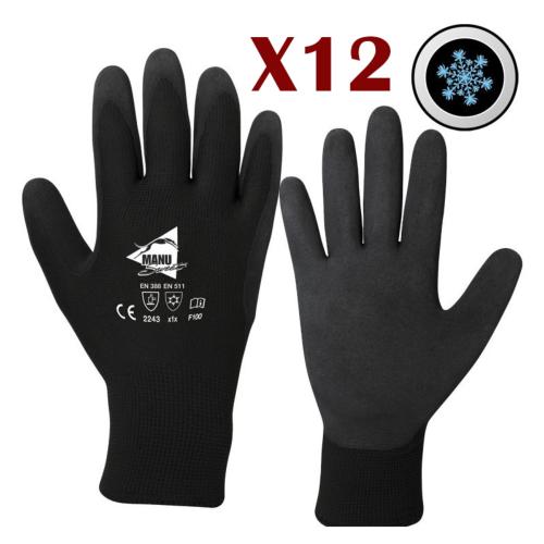 OFFRE SPECIALE !!!  12 paires de Gants de travail F100 Anti Froid 