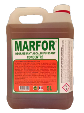 MARFOR dégraissant alcalin puissant concentré - 5L