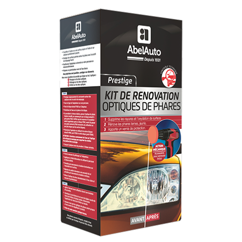 OFFRE SPECIALE !!!  Kit de rénovation optiques de phares ABELAUTO Prestige 