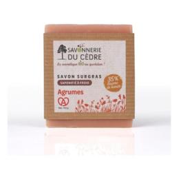 Savon solide agrume 100g Savonnerie du Cèdre