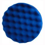 Mousse de polissage médium bleu gauffré 80 mm