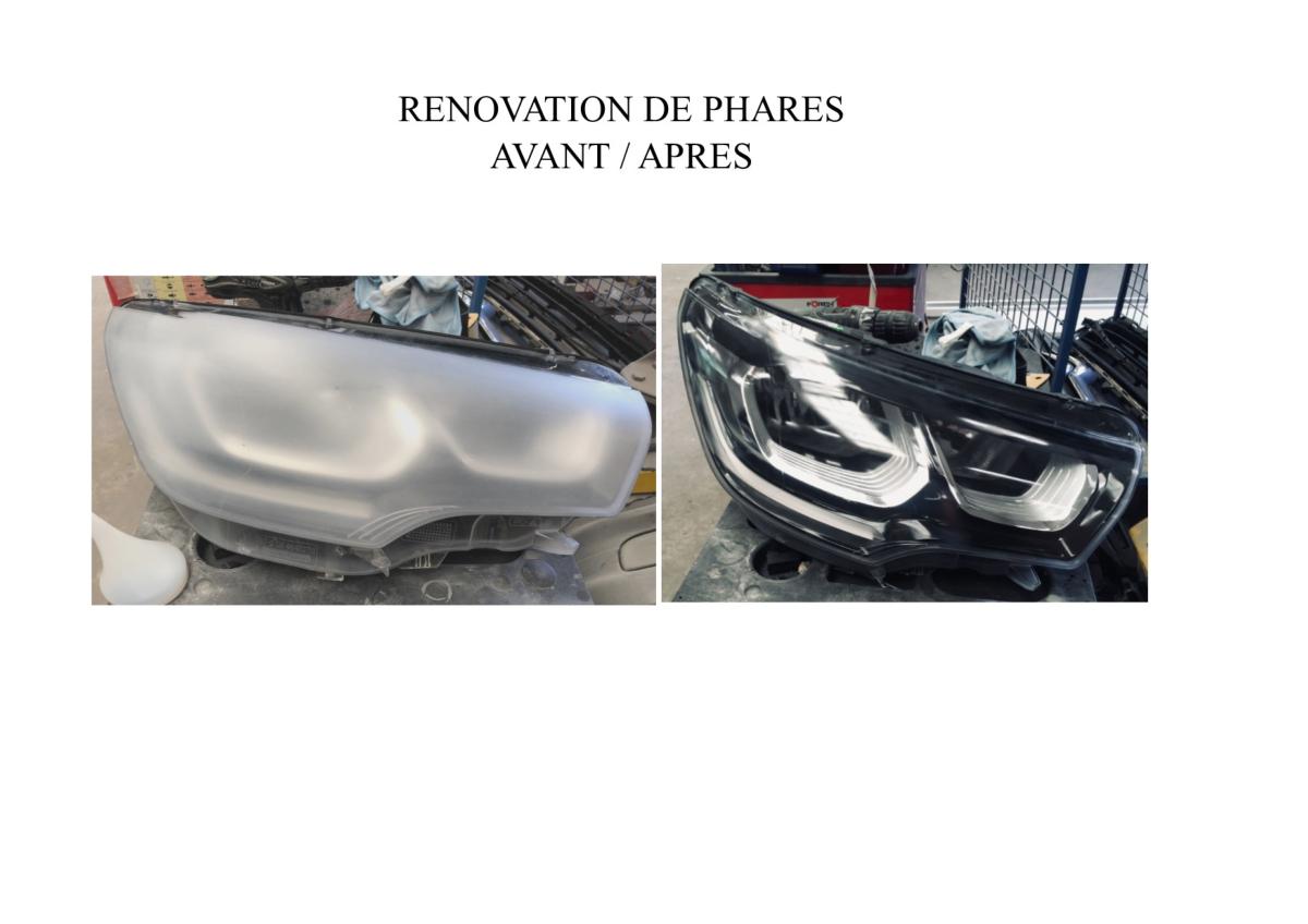 Kit rénovateur phares par polymérisation 