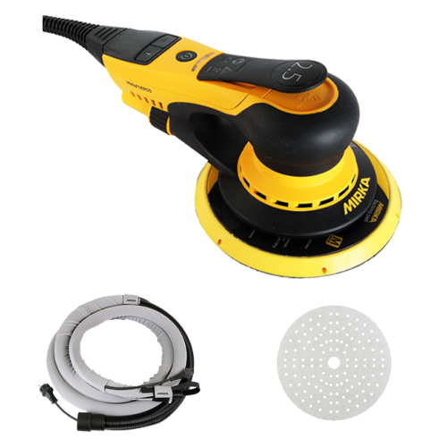 Pack premium ponceuse électrique MIRKA DEROS diam 150