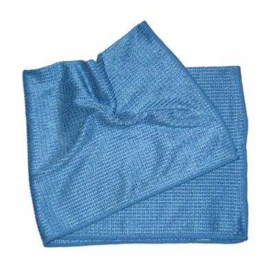 SACHET DE 5 SERPILLIERES QUADRI 50X60CM BLEU