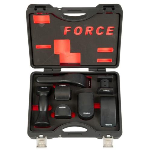 Kit de débosselage en caoutchouc 7 pièces
