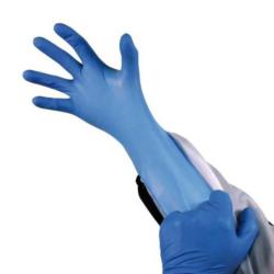 Paquet de 100 gants nitriles jetables bleu ultra résistants FINIXA - Taille M/8