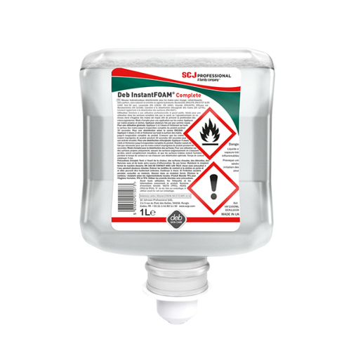 Mousse désinfectante mains INSTANTFOAM - 1L