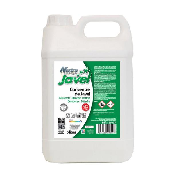 Dilution Javel 9 6 Pour Nettoyage Terrasse Bidon de 5L de concentré de javel 9,6%