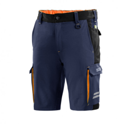 Short tech Bleu marine et Orange - Taille M (SPARCO)