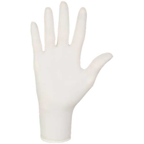 Boite de 100 Gants d'examen et de protection Latex Dermagel Taille L MERCATOR MEDICAL Blanc