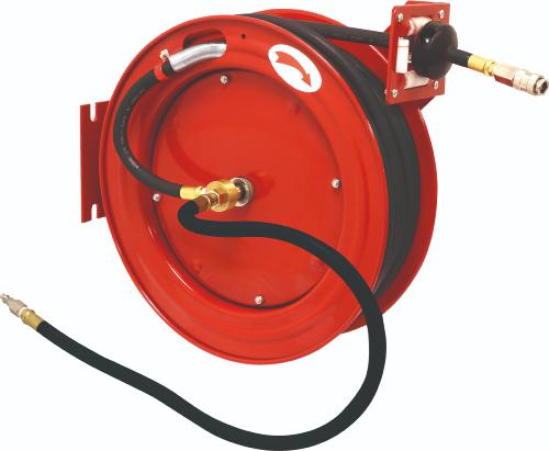 Enrouleur air 10 m tuyau caoutchouc