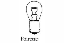 Lot de 10 ampoules poirette 12 volts 21 watts