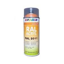 Aérosol peinture RAL 2011 orange profond brillant 400ml