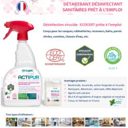 Détergent Désinfectant Sanitaires ACTIPUR PAE 5L