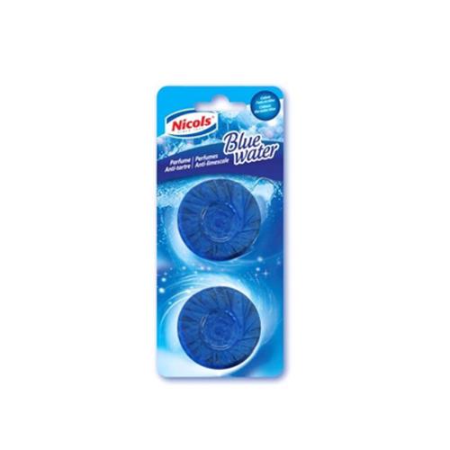 Eau Bleue - Bloc réservoir chasse d´eau BLUE WATER x2