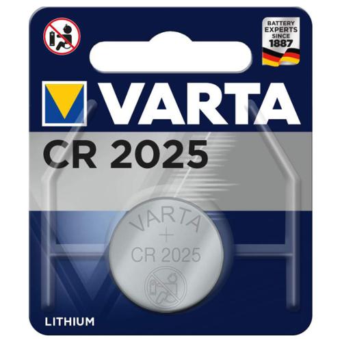 Pile electronique lithium CR2025 VARTA