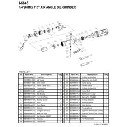 Meuleuse d'angle de precision 1/4 115° - I-6645