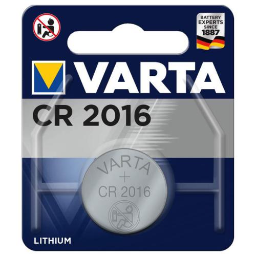 Pile électronique lithium CR2016 VARTA