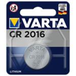 Pile électronique lithium CR2016 VARTA