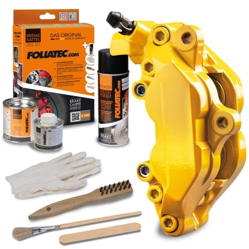 Kit peinture étriers de freins FOLIATEC couleur performance yellow