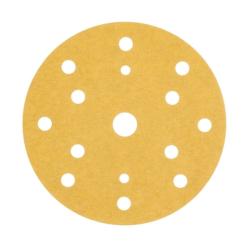 Boîte de 100 Disques à poncer 3M Hookit Gold 255P+ Diamètre 150 mm - 15 trous - Grain P120