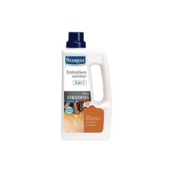 Entretien parquet sols STRATIFIE 2 EN 1 - 1L STARWAX