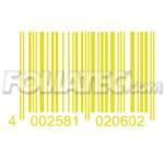 Sticker "Code" FOLIATEC jaune néon