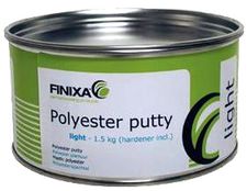 Mastic polyester de finition FINIXA GAP30, 1,5 kg + durcisseur