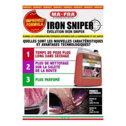 Décontaminant ferreux IRON SNIPER 5kg pour carrosserie et jantes - MAFRA P1178