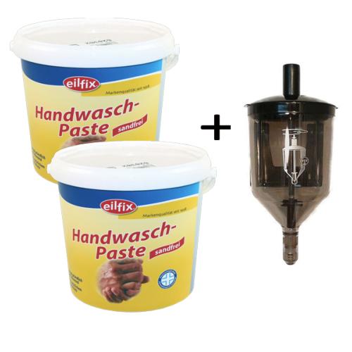 Pack 2 savons mains eilfix + 1 distributeur  + chèque cadeau de 20€ offert 