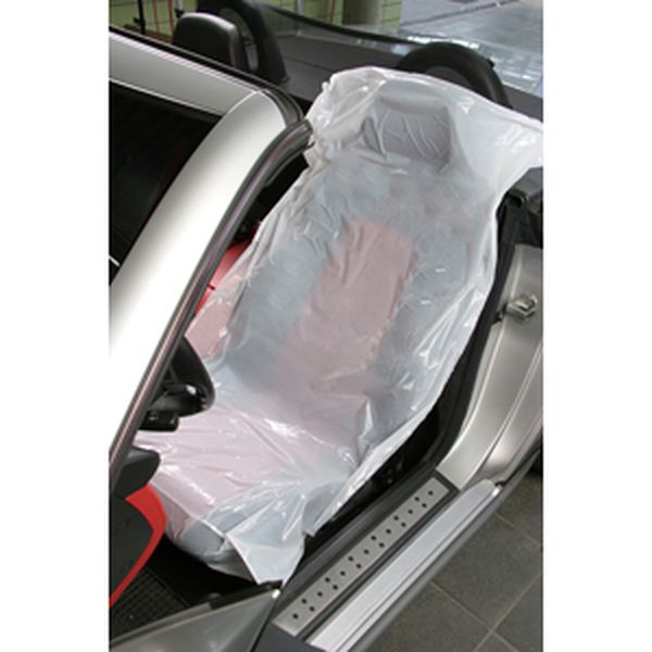 50 stk jetables housse siege voiture beskyttelse siege voiture,  ugjennomtrengelig housse de siege voiture jetables en plastique pour  service de rparation, pro