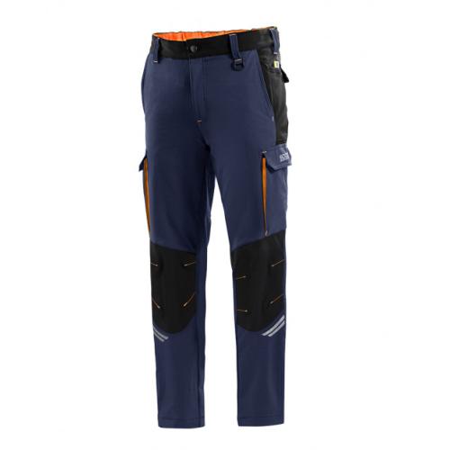 Pantalon SPARCO TECH Navy/Fluo orange - Taille L