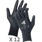 Lot de 12 Paires de gants polyuréthane - Taille 8/M