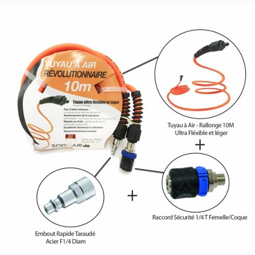 Tuyau à Air 10M Révolutionnaire + Raccords
