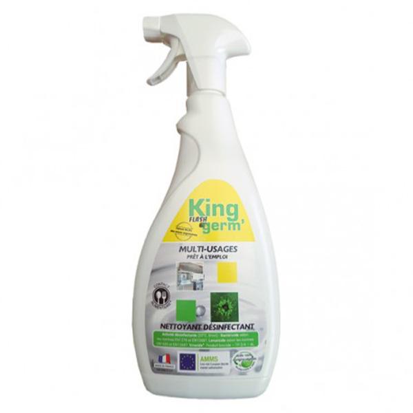 Spray désinfectant textiles et surfaces virucide coronavirus King